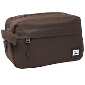Wholesale - *OUTSIDE OF CA* LRG BROWN MEN TOILETRY BAG C/P 30, UPC: 4890808265819